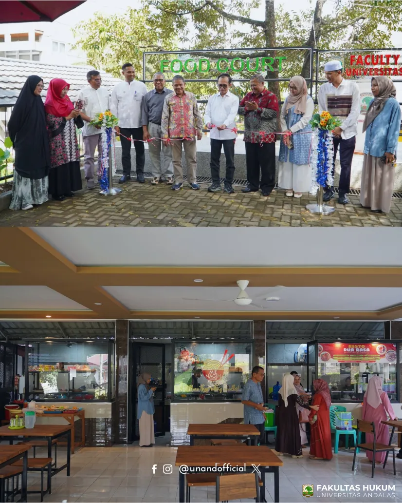 Peresmian Food Court Fakultas Hukum Universitas Andalas