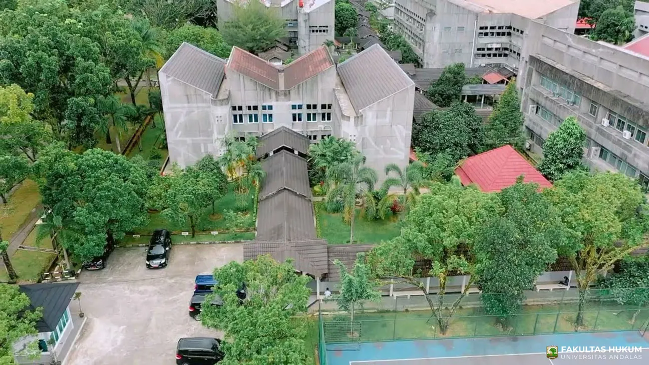 Tampak Atas Fakultas Hukum Universitas Andalas