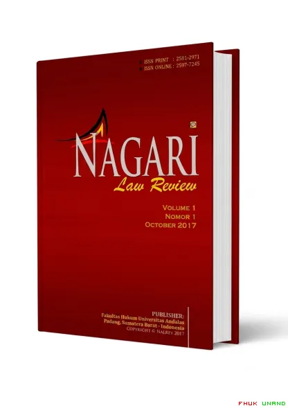 Jurnal Nagari Law Review