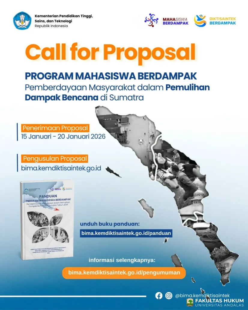CALL FOR PROPOSAL, PROGRAM MAHASISWA BERDAMPAK