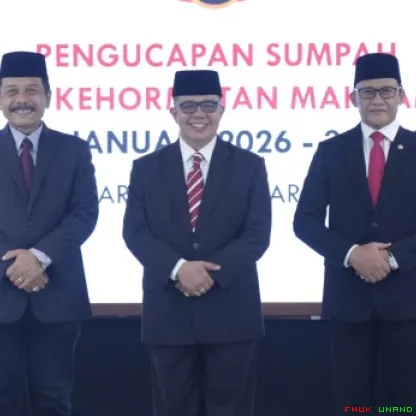 Pengucapan Sumpah Majelis Kehormatan MK 2026, Ridwan...