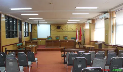 Ruang Praktik Sidang Fakultas Hukum Universitas Andalas...