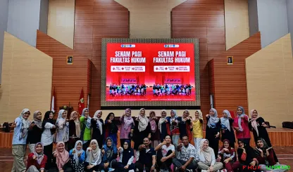 Kegiatan senam pagi dosen dan tenaga kependidikan Fakultas...