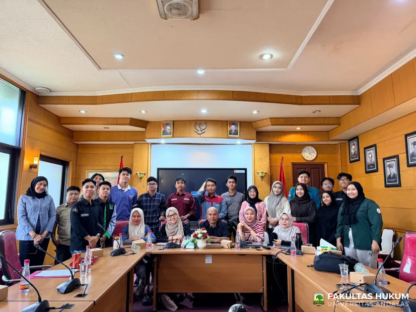 Fakultas Hukum Universitas Andalas Gelar Audiensi Kegiatan Kemahasiswaan Kepengurusan Tahun 2026