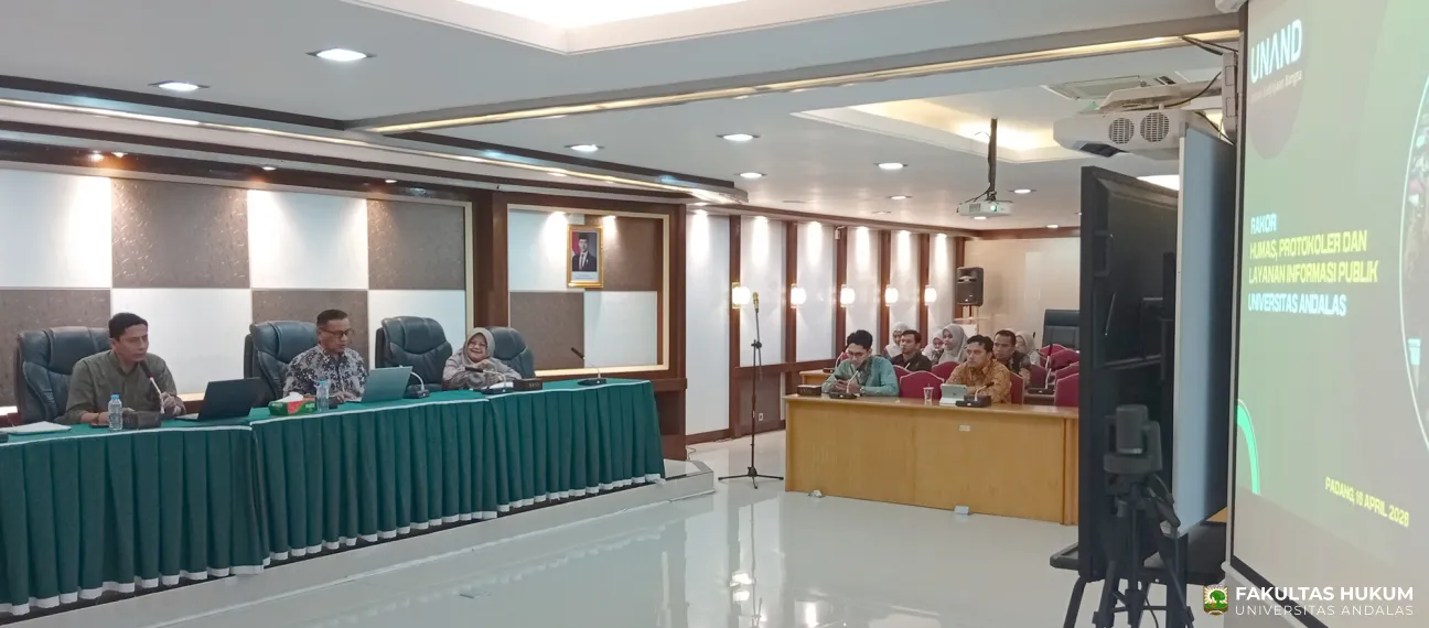 Rakor Humas, Protokoler dan Layanan Informasi Publik Universitas Andalas