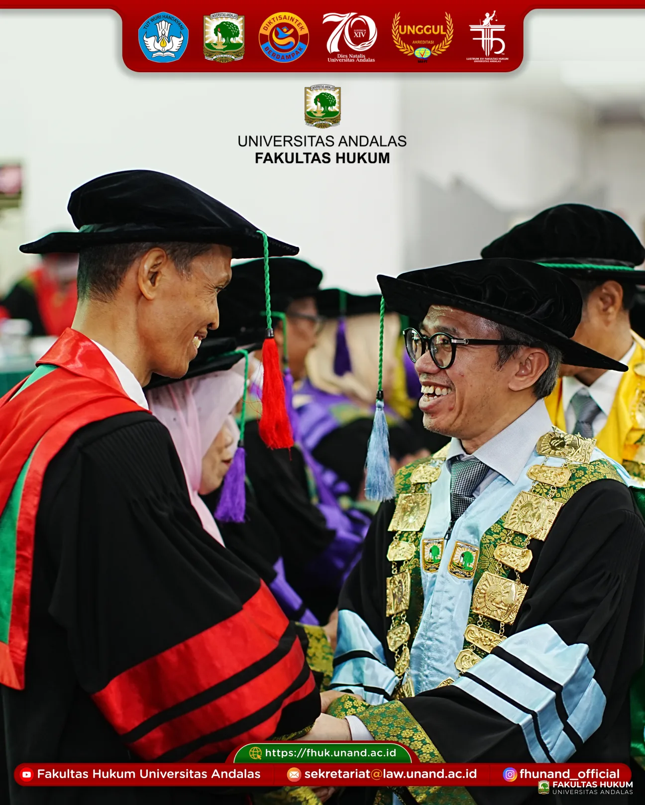 Foto 1 Pengukuhan 2 Guru Besar dari Fakultas Hukum