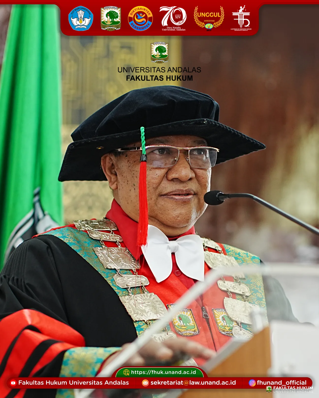 Foto 9 Pengukuhan 2 Guru Besar dari Fakultas Hukum