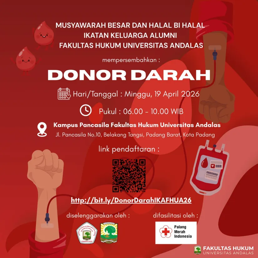 Kegiatan Donor Darah: Rangkaian Mubes & Halal Bihalal IKA FHUA 2026
