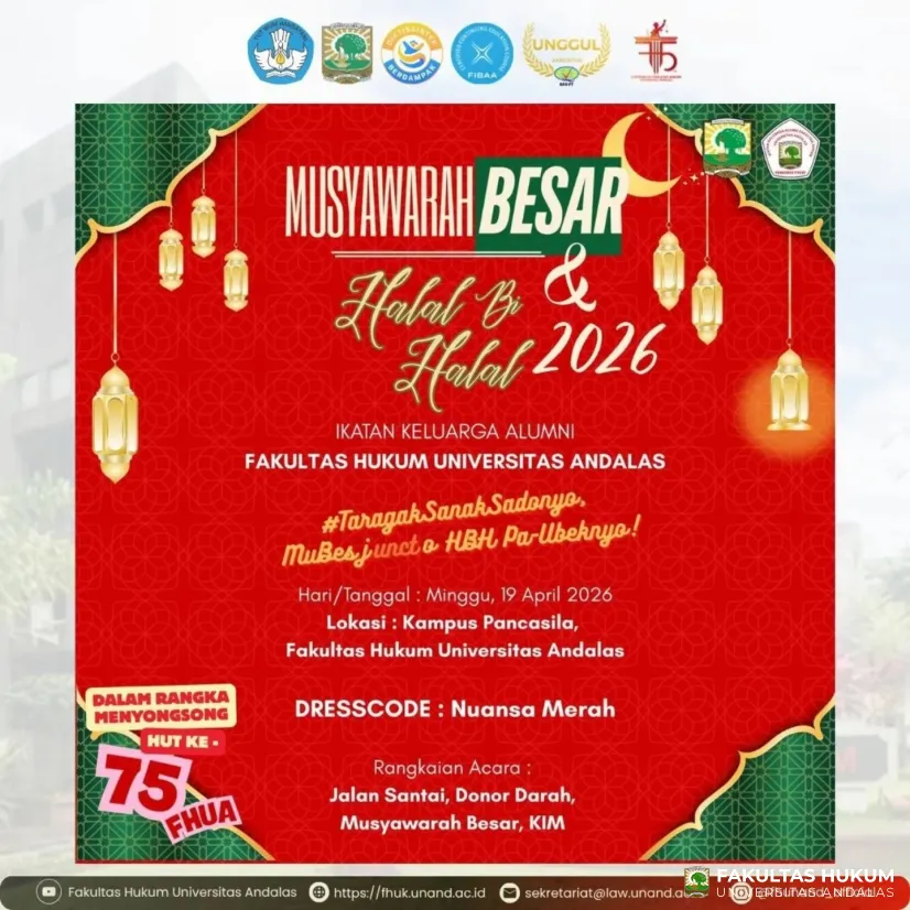 Musyawarah Besar & Halal Bi Halal IKA FHUA 2026