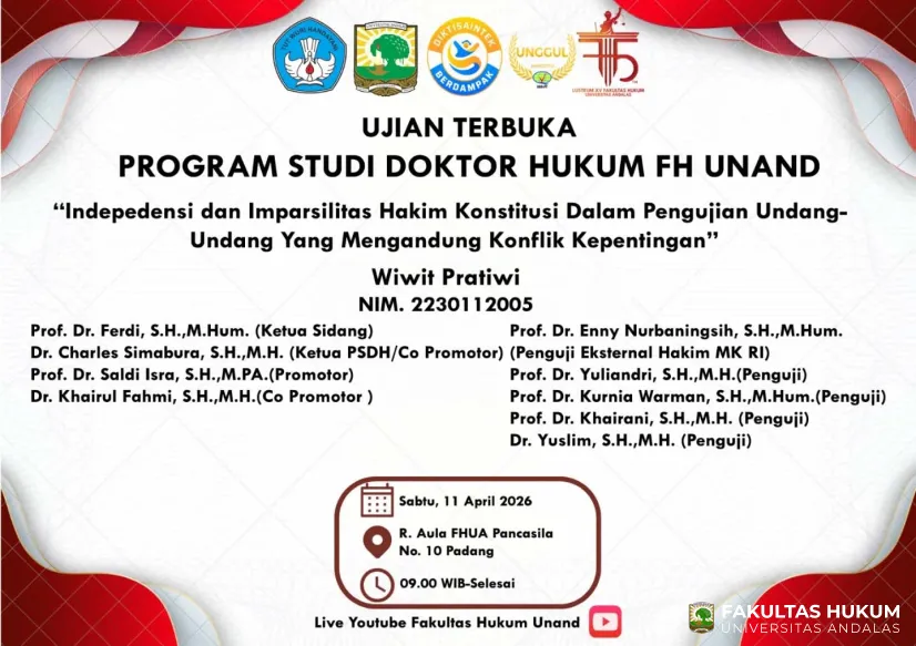 Ujian Terbuka Program Studi Doktor Wiwit Pratiwi