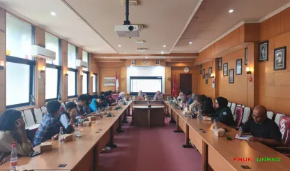 Foto 1 Suasana Audiensi Kegiatan Kemahasiswaan Kepengurusan...