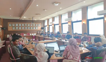 Foto 3 Suasana Audiensi Kegiatan Kemahasiswaan Kepengurusan...