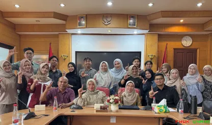 Persiapan Seminar Nasional Lustrum 2026. Rapat di Ruang...