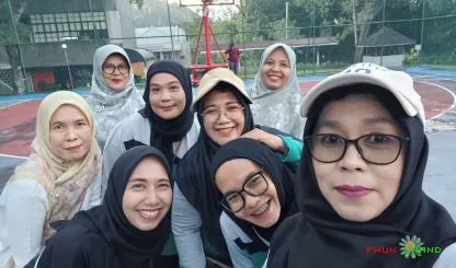 Foto 2 Foto bersama sebelum Jalan santai dan sarapan pagi...