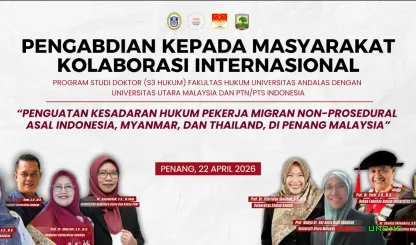 Foto 2 Fakultas Hukum Universitas Andalas bersama sejumlah...