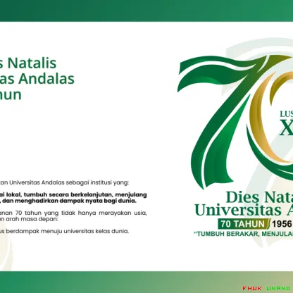 Logo Dies Natalis ke-70 Universitas Andalas
