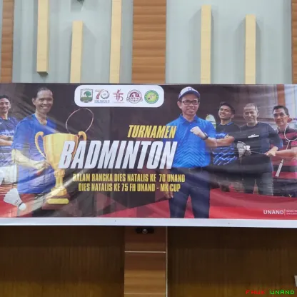 Pengumuman resmi penyelenggaraan Turnamen Badminton dalam...