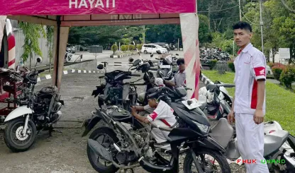 Foto 1 Servis Gratis Honda di Parkiran GSG Fakultas Hukum...