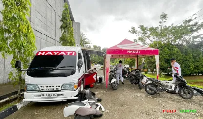 Foto 9 Servis Gratis Honda di Parkiran GSG Fakultas Hukum...