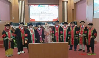 Foto 9 Kumpulan foto kegiatan ujian terbuka doktor Wiwit...