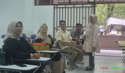 Foto 1 suasana hari kedua peserta,pengawa dan panitia UTS...