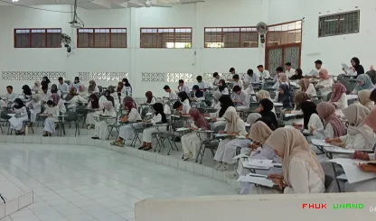 Foto 1 UTS semester genap tahun ajaran 2025/2026 di gedung...