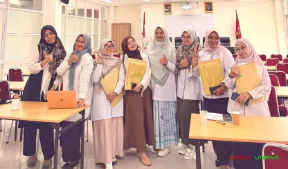 Foto 3 Suasana sekrteriat ujian dan lokal ujian di Gedung...