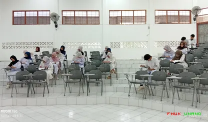 Foto 2 Suasana ujian digedung F, UTS Semester genap tahun...