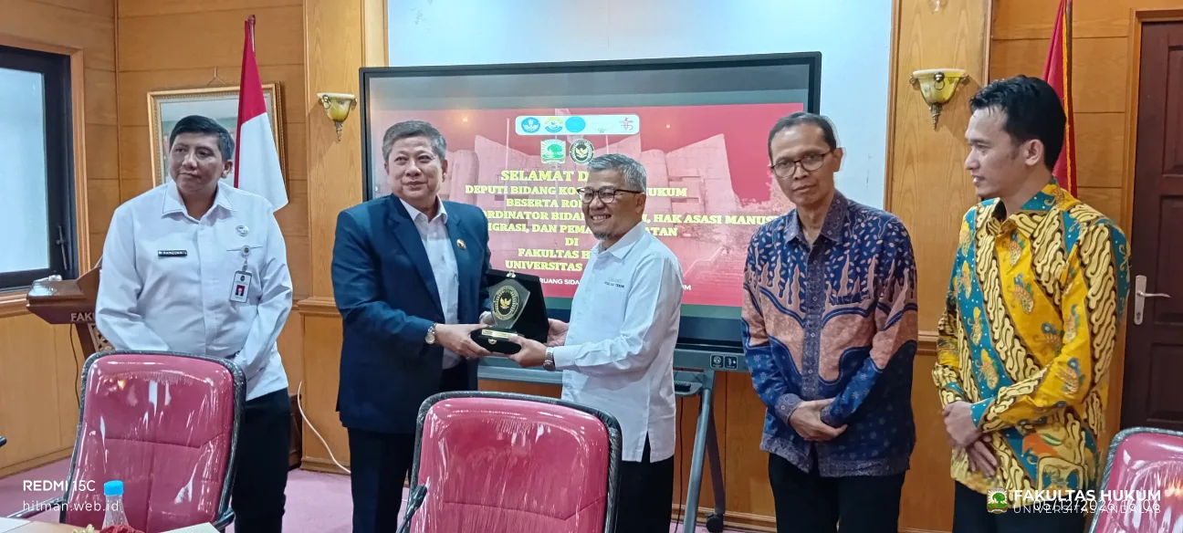 Foto 3 Kunjungan Deputi Bidang Koordinasi Hukum Kemenko Kumham Imipas RI