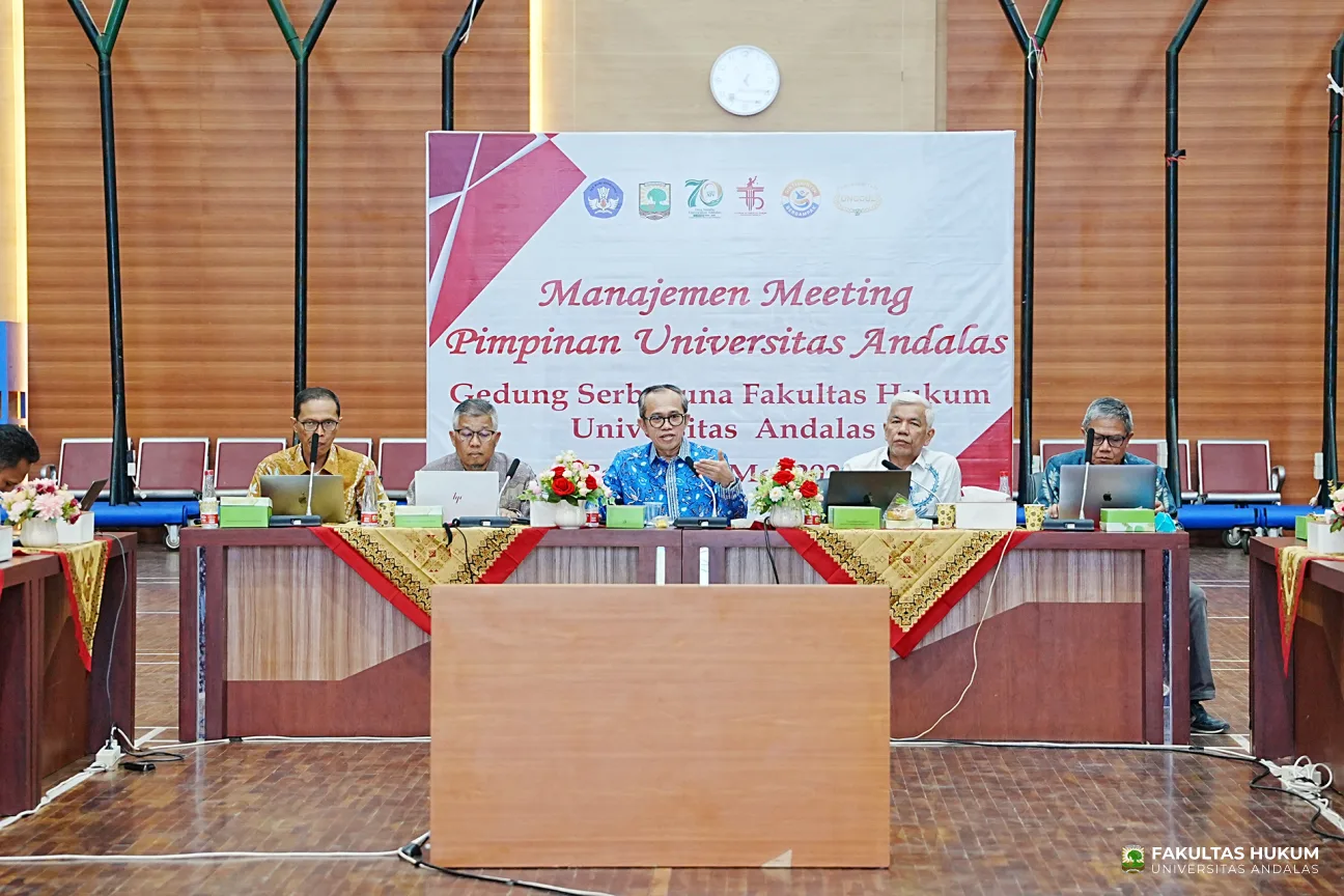 Foto 5 Manajemen Meeting Universitas Andalas