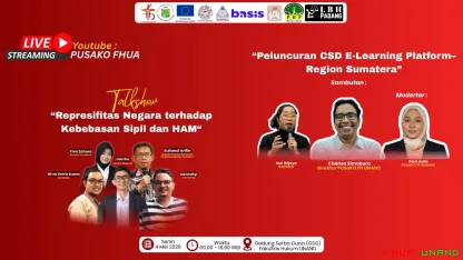 Agenda kegiatan Peluncuran CSD E-Learning Platform Region...