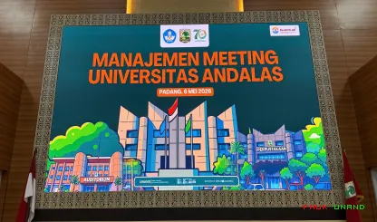 Foto 1 Manajemen Meeting Universitas Andalas dan Peresmian...