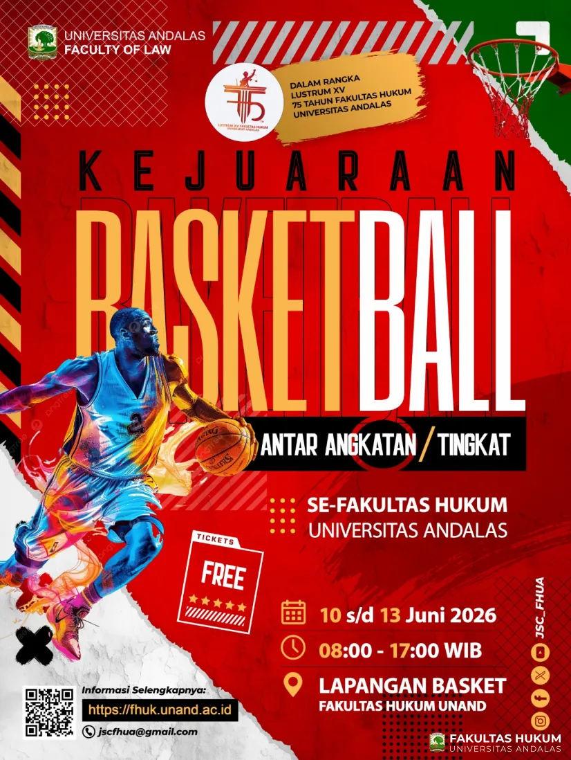 Kejuaraan Basket Antar Angkatan/Tingkat Se-Fakultas Hukum Universitas Andalas 2026