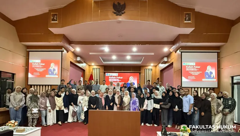Kuliah Pakar FH Unand Bahas Tantangan dan Masa Depan Hukum Pembuktian di Era Digital