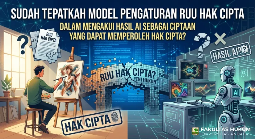 Sudah Tepatkah Model Pengaturan RUU Hak Cipta dalam Mengakui Hasil AI sebagai Ciptaan...