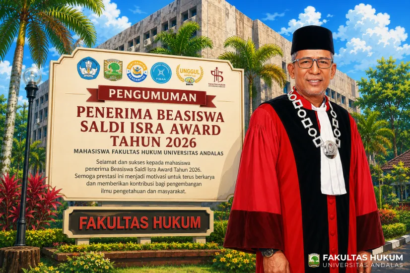Hasil seleksi/penerima Beasiswa Saldi Isra Award Tahun 2026