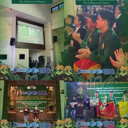 Mahasiswa Fakultas Hukum Universitas Andalas berhasil...