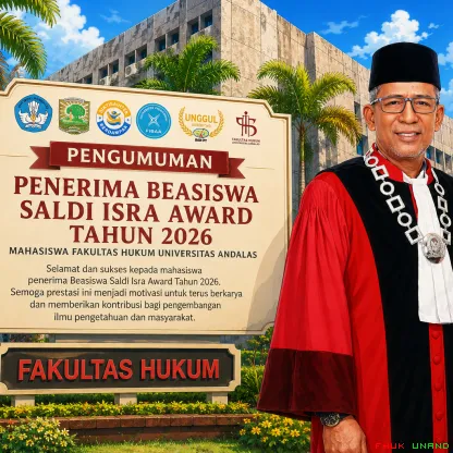 Hasil seleksi/penerima Beasiswa Saldi Isra Award Tahun 2026