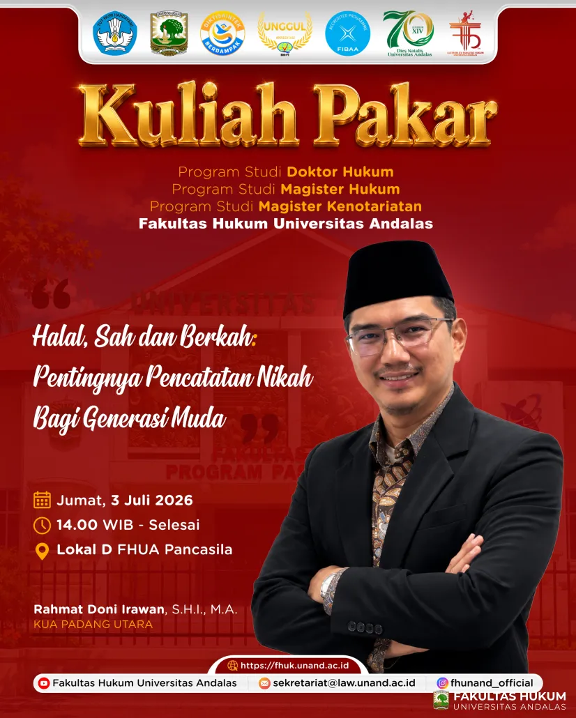 Kuliah Pakar: Halal, Sah dan Berkah -- Pentingnya Pencatatan Nikah Bagi Generasi Muda