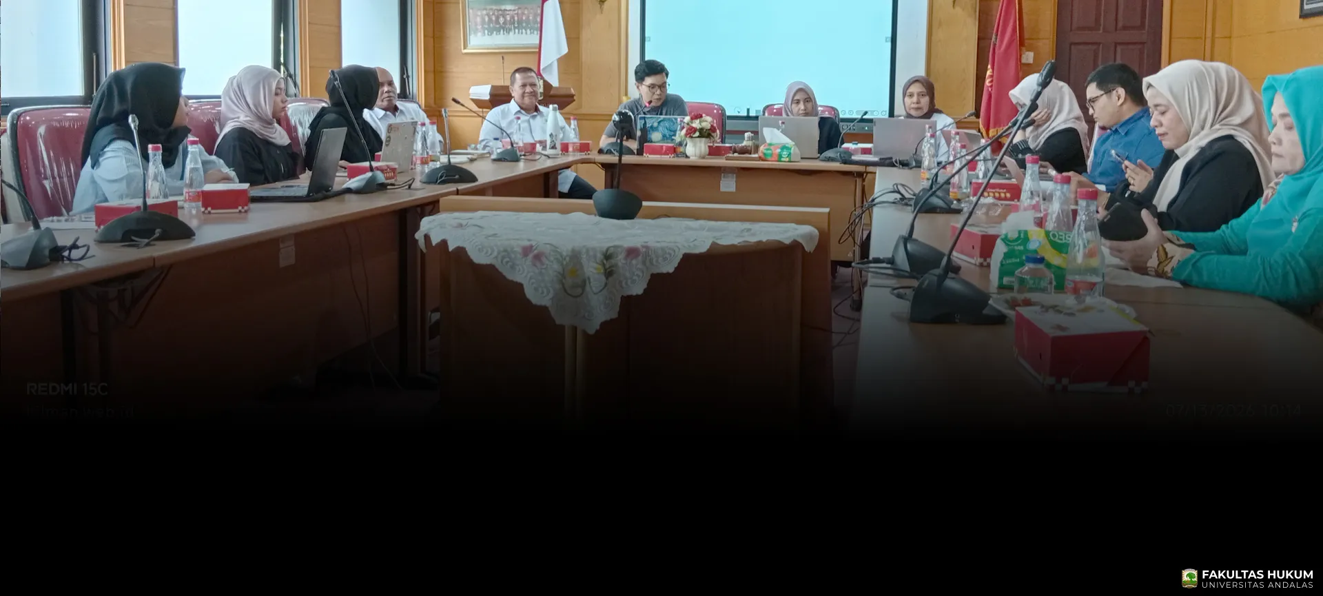 Rapat Persiapan BAKTI Mahasiswa Baru 2026 Fakultas Hukum Universitas Andalas