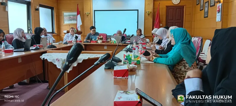 Rapat Persiapan BAKTI Mahasiswa Baru 2026 Fakultas Hukum Universitas Andalas