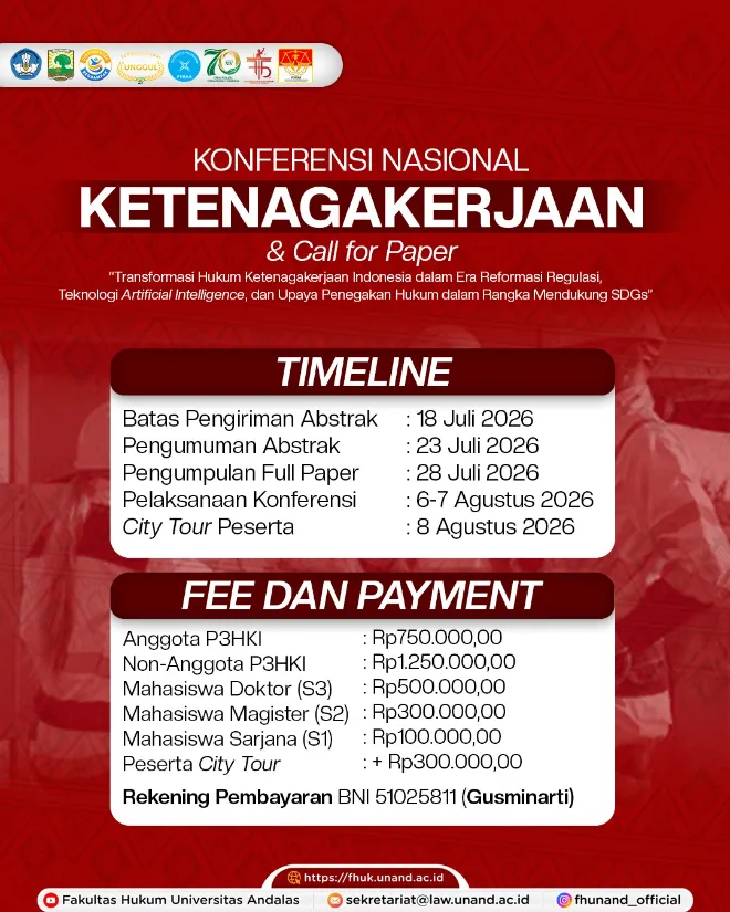 timeline konferensi nasional hukum ketenagakerjaan (knhk) 2026