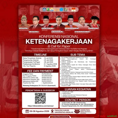 Fakultas Hukum Universitas Andalas bersama P3HKI menggelar...