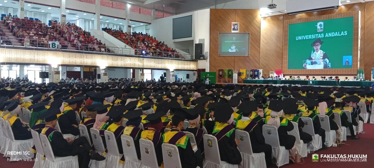 Foto 5 Wisuda III Universitas Andalas Tahun 2026 Sabtu (11/7)