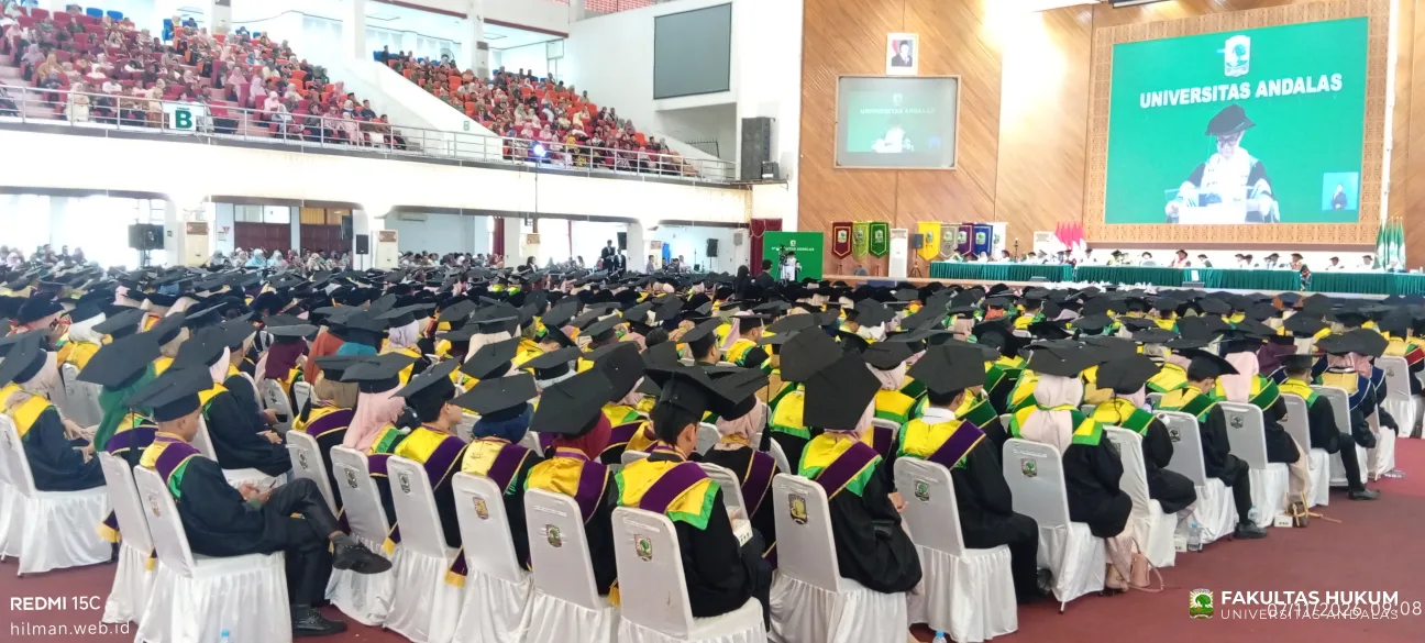 Foto 8 Wisuda III Universitas Andalas Tahun 2026 Sabtu (11/7)