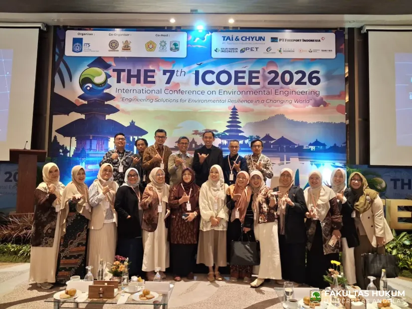 Dosen Fakultas Hukum Universitas Andalas Presentasikan Riset Pengungkapan Risiko Iklim Sektor Pertambangan di Konferensi Internasional ICOEE 2026