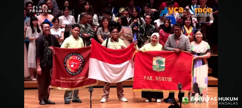 PSM Justicia Accordeo FH Universitas Andalas Raih Gold dan Silver di Malaysian Choral Eisteddfod 2026