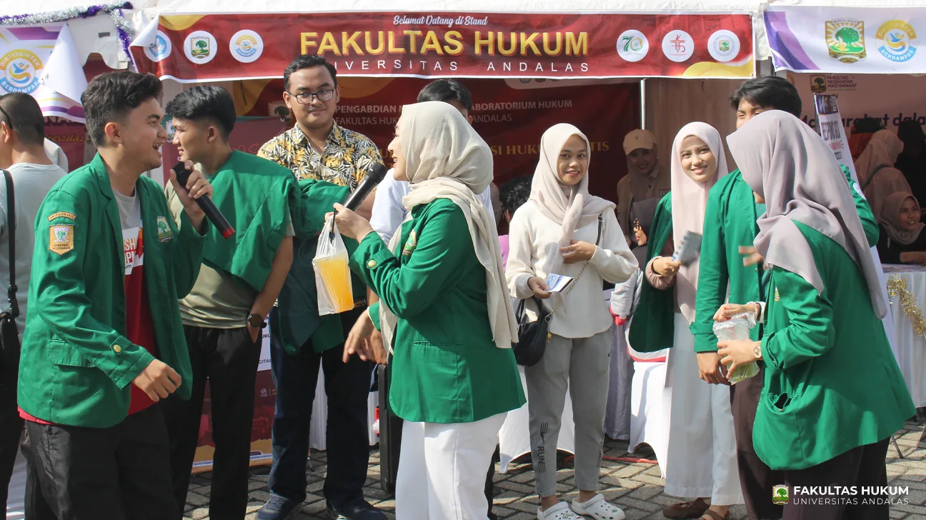 Foto 10 Stand Fakultas Hukum di CFD Pengabdian Masyarakat Universitas Andalas