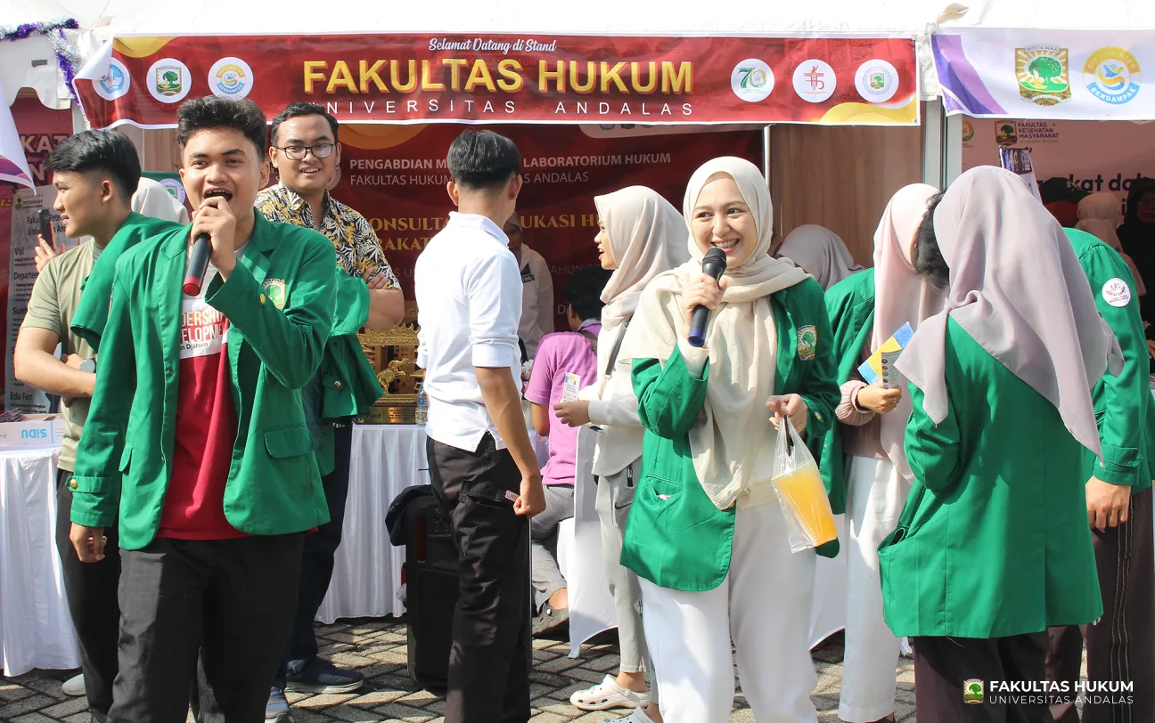 Foto 12 Stand Fakultas Hukum di CFD Pengabdian Masyarakat Universitas Andalas