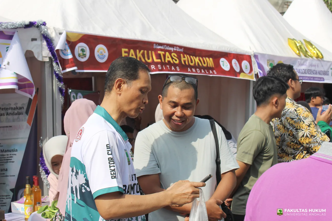 Foto 14 Stand Fakultas Hukum di CFD Pengabdian Masyarakat Universitas Andalas